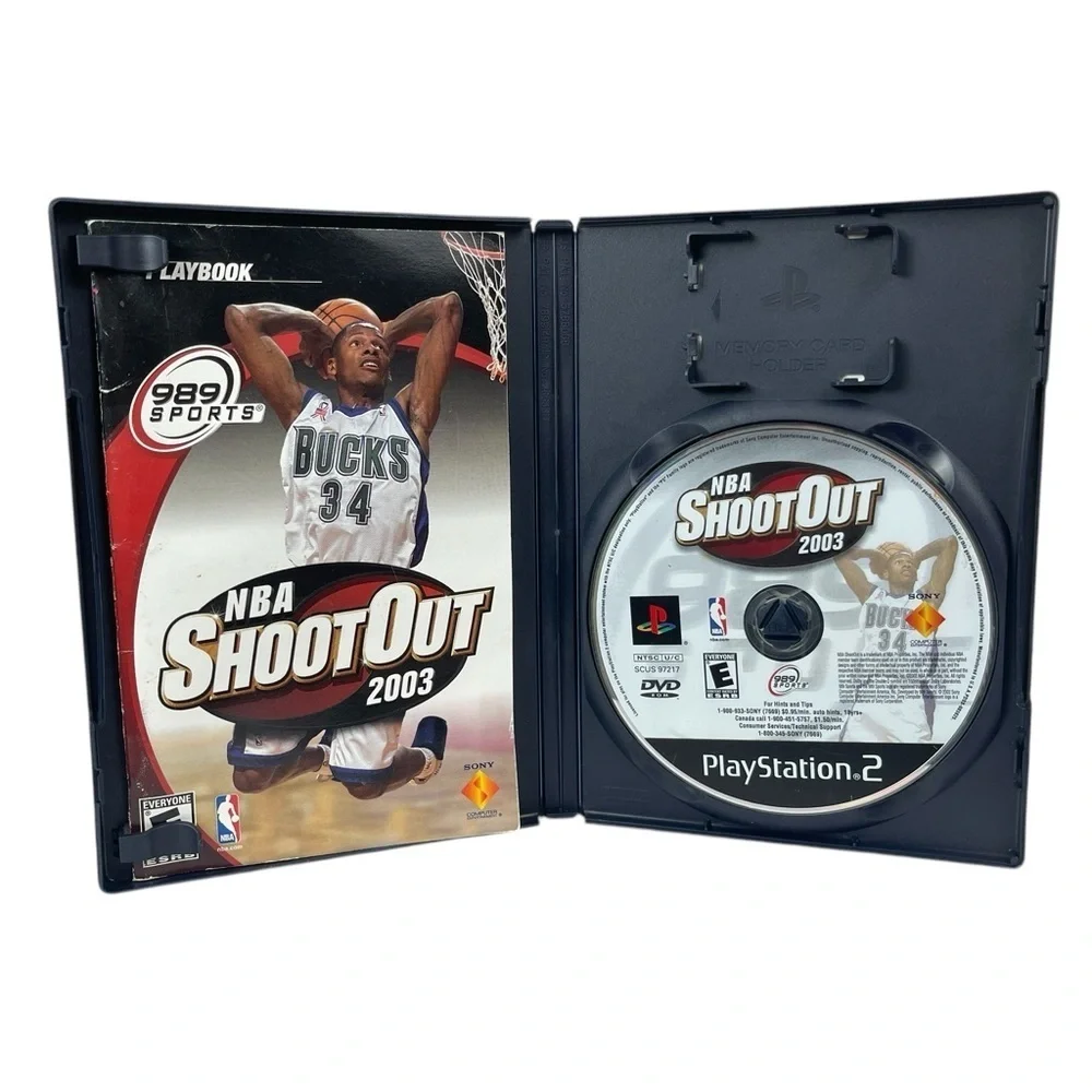 PlayStation 2 989 Sports NBA Shootout 2003 Ray Allen Basketball Video Game